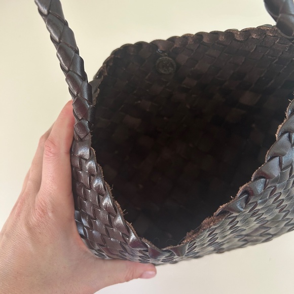 Dragon Diffusion Rosanna Basket Bag - Dark Brown - Picture 2 of 4